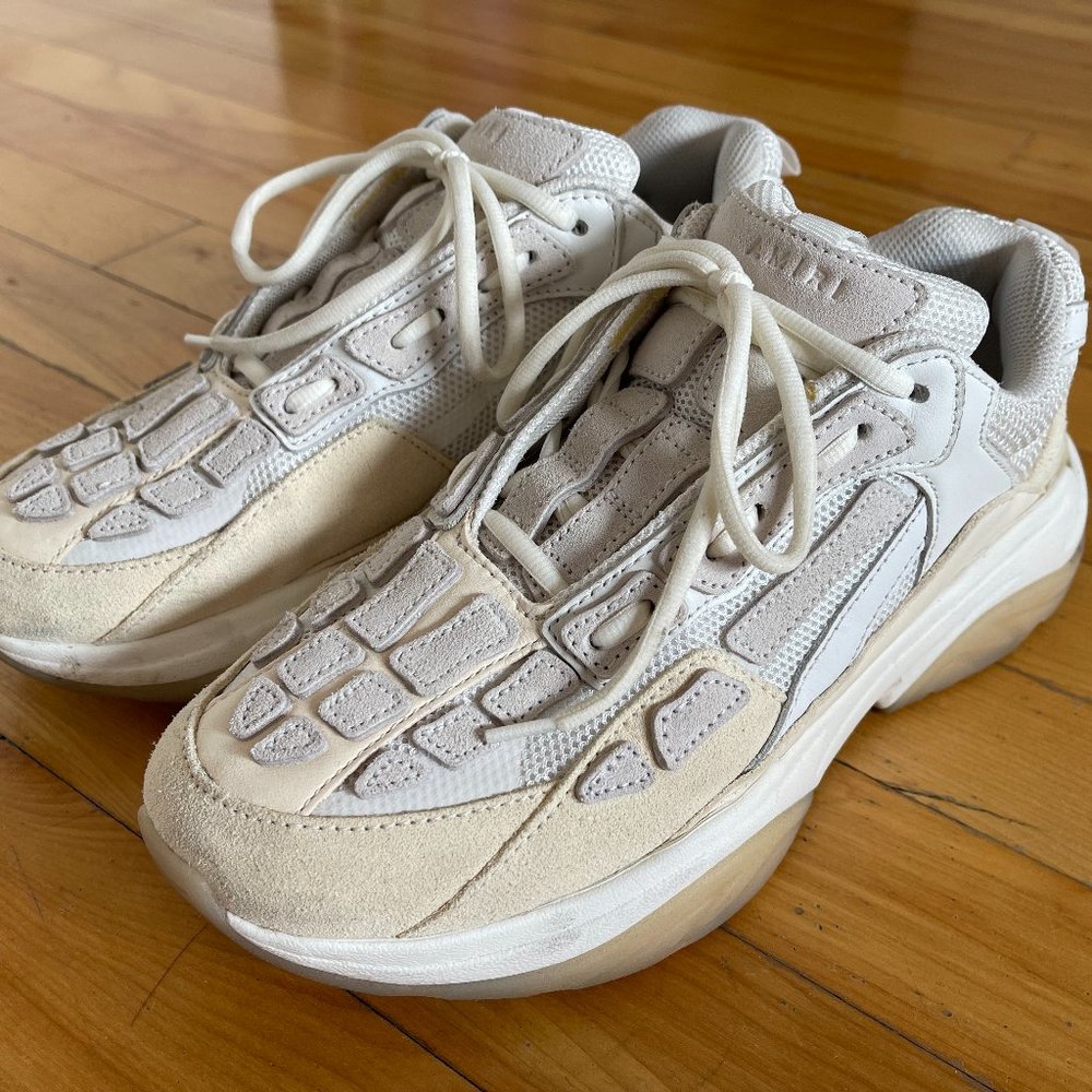 Amiri Off-White Bone Runner Sneakers